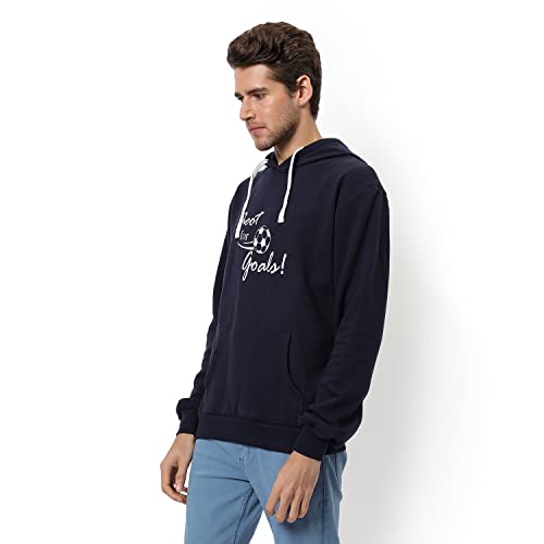 Image of CAHOOT Men's Printed Sweatshirt Regular Fit for Casual Wear | Full Sleeve | Cotton | Stylish Sweatshirt Crafted with Comfort Fit and High Performance for Everyday We