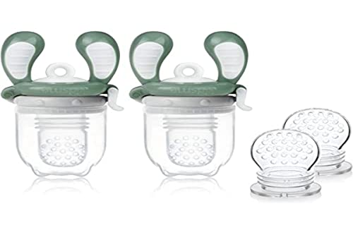 Mangeoire Alimentaire KIDSME Vert : tétine de grignotage anti-étouffement pour bébé