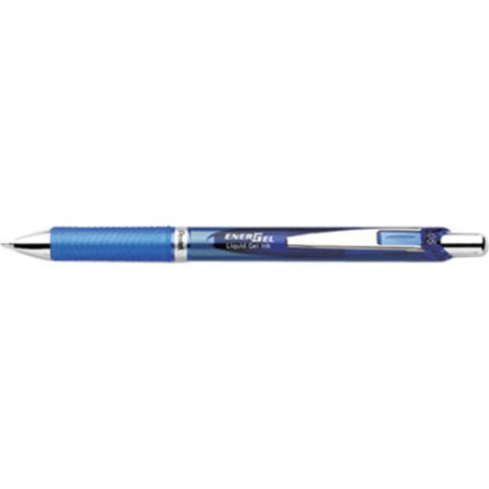 EnerGel RTX Roller Ball retrattile penna gel, ago, Violet, Medium Blue Ink/Fine Point/Silver/Blue Barrel/Needle Tip by Pentel