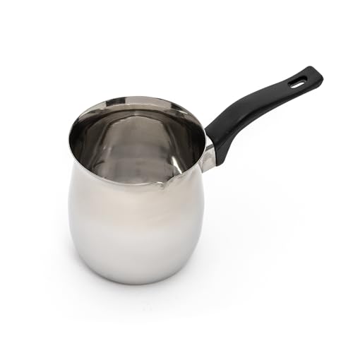 Image of EXPRESSO Stainless Steel Milk /Coffee /Tea Warming Maker Pot /Pan, with Bakelite Handle 1000 ml of Coffee Warmer