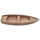 UKCOCO Kleines Deko Boot Holz: Klassisches Holzboot Modell Aus Natürlichem Holz Für Nautische Feiern Deko DIY Kunsthandwerk,17.00 X 6.50 X 2.10 Cm