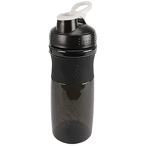 Squeeze Garrafa De Água Fitness Academia Com Alça 760 ML (Preto)