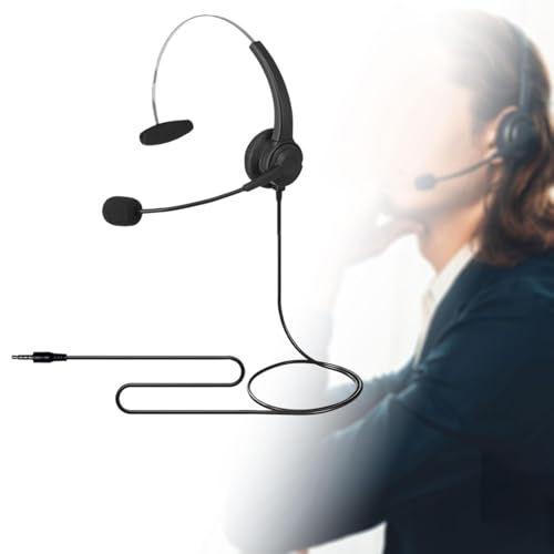 Auricular teléfono portátil Milageto conector 3.5 mm centros de asesoramiento 6