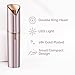 Women Facial Hair Removal Device Battery Operated with 2 Replacement Heads,Ladies Face Shaver for Peach Fuzz Upper Lip,Chin,Facial Hair Removal for Women