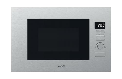 Candy CA38FL7NWBX Micro-ondes encastrables Volume 20 litres Micro-ondes 800 W Gril 1000 W Acier inoxydable