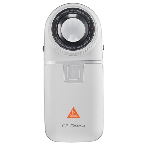 HEINE - Dermatoscopio Deltaone de bolsillo para examen de la piel, blanco