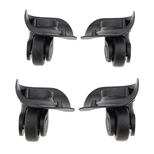 2 Pieces Heavy-Duty Baggage Suitcase Wheels, Rotation Flexible and High Quality Swivel Suitcase Baggage Mute Casters Replacement Wheels for Travel Casem, XL2