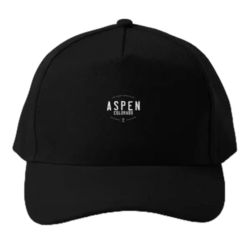 Casquette de baseball Aspen Colorado réglable style hip hop en coton pour garçon