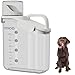 Sweet Plus ペットフードストッカー ドッグフード 餌 保存容器 密閉 キャニスター 犬 猫 食品保存容器 ドライフード 残量がわかる 計量カップ付