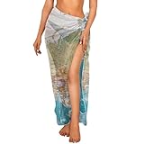 biyejit costume da bagno da donna bikini lungo spiaggia sarong avvolgere sexy abito avvolgente coprente elegante costume da bagno estivo, mappa, etichettalia unica