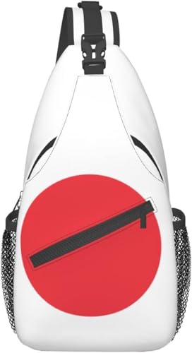 Mochila bandolera unisex de Japón color negro miniatura 1