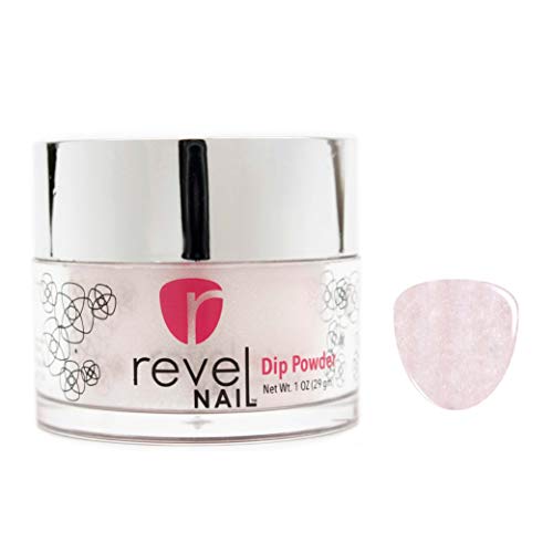Revel Nail Dip Powder | for Manicures | Nail Polish Alternative | Non-Toxic & Odor-Free | Crack & Chip Resistant | Can Last Up to 8 Weeks | 1oz Jar | Shimmer | Sara