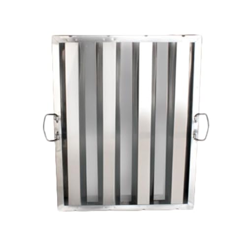 FSE SLHF1620 Hood Filter, 20"H x 16"W, Rugged Drop Handles, Dishwasher Safe, Welded, Stainless Steel