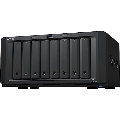 Image of Synology DiskStation DS1823xs+ NAS Server with Ryzen 3.35GHz CPU, 32GB Memory, 96TB HDD Storage, 1TB M.2 NVMe SSD, 1 x 10GbE LAN Port, DSM Operating System
