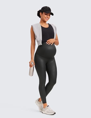 Image of CRZ YOGA Maternity Leggings 25 inch | Butterluxe, Extremely Soft, Gentle Compression, Yoga, Super High Rise, U-shaped Belly, Pregnancy and Postpartum