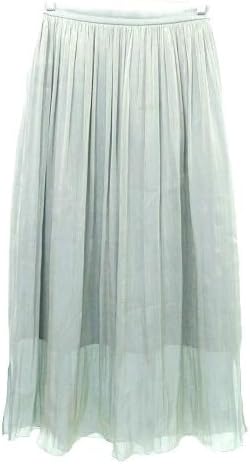 ストラ Stola. ロング スカート フレア グリッター シフォン 日本製 38 M