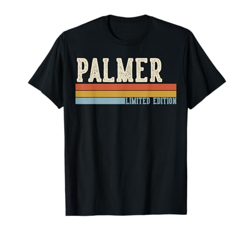 Palmer Retro Vintage Hombres Niños Niños Nombre Camiseta