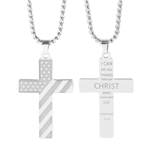 Pendentif avec verset biblique en argent 925, fini les bijoux qui ternissent