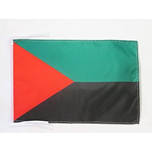 Az Flag Bandiera Martinica Indipendentista 45X30Cm - Bandierina Martinique 30 X 45 Cm Cordicelle