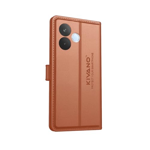 Image of Compatible with Oppo A5 Pro 5G Flip Cover | Leather Finish | Inside Pockets & Inbuilt Stand | Shockproof Wallet Style Magnetic Closure Back Cover Case