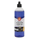 Ner Mitzvah Paraffin Lamp Oil - Blue Smokeless, Odorless, Clean Burning Fuel for Indoor and Outdoor Use with E-Z Fill Cap and Pouring Spout - 32oz