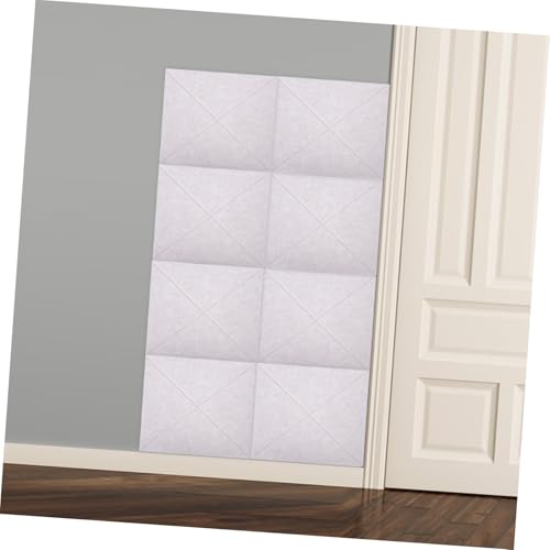 Ibasenice 6pcs Adhesivos para Pared Absorbentes de Sonido Paneles Acústicos Kit de Aislamiento Acústico Autoadhesivos para Estudio de Grabación miniatura 6