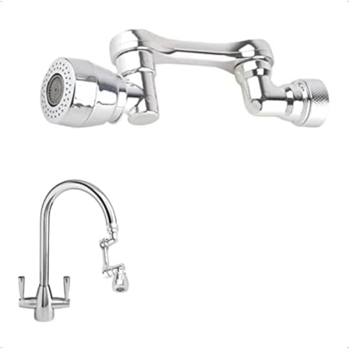 Extensor Adaptador De Torneiras Universal Aerador Giratório Flexivel Alcança Todas Partes Da Pia