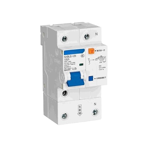 Disjoncteur différentiel NXBLE-125 1P+N D100 75mA pour protection modulaire
