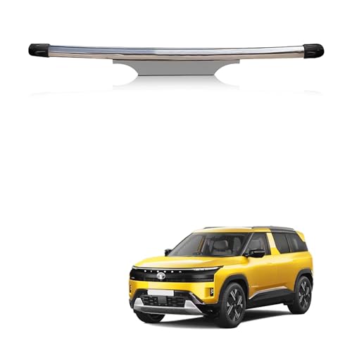 Image of Stainless Steel High Gloss Safety Rear Bumper Protector Sutaible for Tata Sierra