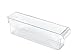 Rotho Loft Kühlschrankorganizer 1,6l, Kunststoff (SAN) BPA-frei, transparent, S/1,6l (31,0 x 7,5 x 9,0 cm)
