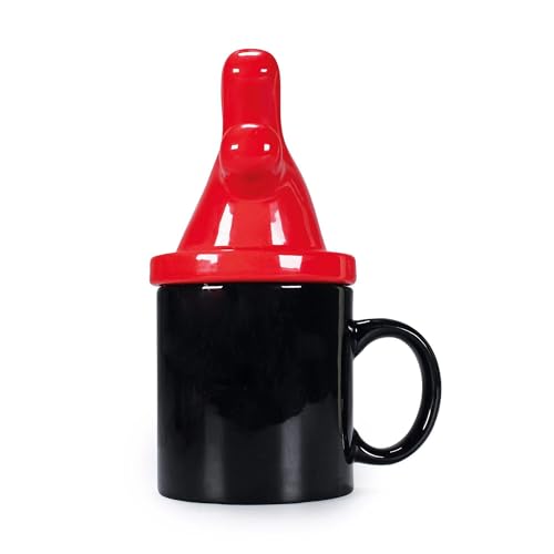 Mug Shaped w/Lid Boxed (340ml) - Wallace& Gromit (Feathers)