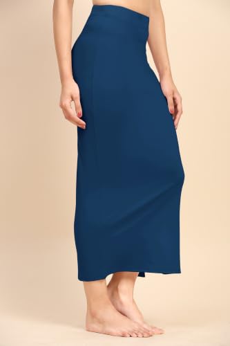 Image of TRENDMALLS Women's Polyester Spandex Stretchable Straight Saree Shapewear Petticoat for Women, Cotton Blended, Skirts for Women, Saree Shaper