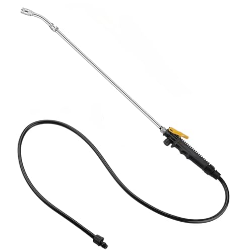 VANPET Replacement Sprayer Wand for Ryobi Stainless Steel Sprayer Wand with Adjustable Nozzle Trigger Wand & Hose Compatible with Ryobi P2803 Sprayer (29 Inches Sprayer Wand)