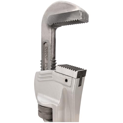 Image of Performance Tool W2124 24 in. Aluminum Pipe Wrench | Lightweight aluminum handle. Precision milled drop forged steel jaws. Large plumbing wrench