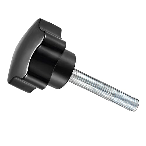 CoCud �X�^�[�N�����v�m�u M8 x 30 mm�I�X�l�W 30.5 mm�w�b�h �v���X�`�b�N �T���X�N�����[�O���b�v�n���h�m�u�˂��{���g �u���b�N �p�r:���Ջ@�B�p 1����