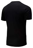 Zoom IMG-2 new balance t shirt negro Zoom IMG-2 new balance t shirt negro