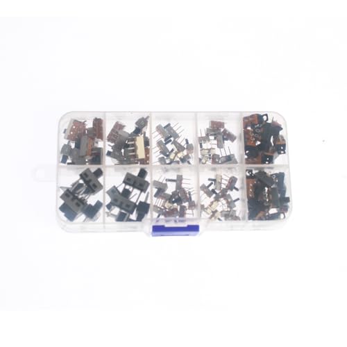 Mini interruptor deslizante SPDT con perilla alta vertical para un control preciso en PCB 7