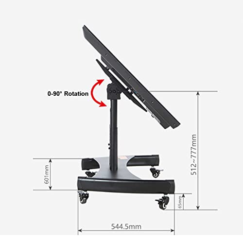 Soporte para TV móvil bajo ajustable 32-75 pulgadas miniatura 2