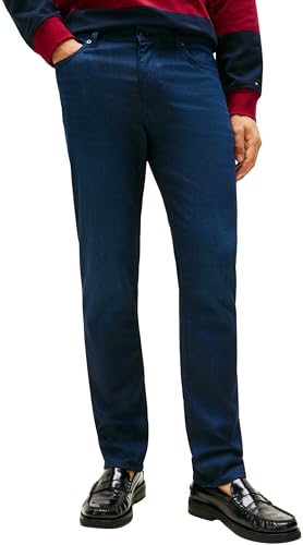 Tommy Hilfiger Vaqueros Hombre Denton Yale Straight Fit, Azul (Yale Dark Blue), 32W/29L Tommy Hilfiger Vaqueros Hombre Denton Yale Straight Fit, Azul (Yale Dark Blue), 32W/29L