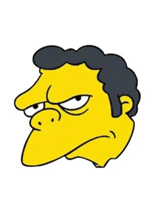 FoxyPrinting Moe Simpsons Celebrity Cardboard Party Face Mask Fancy Dress