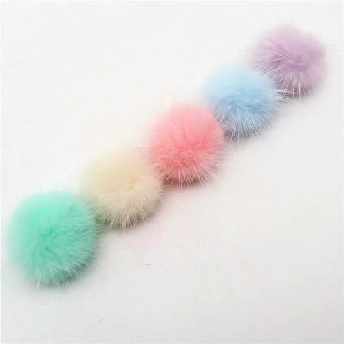 Pompons pour la fabrication de bijoux et customisation de sacs - 5