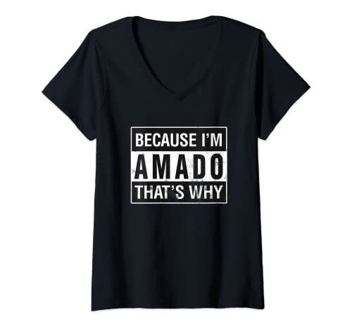 Divertente design del nome Amado: perché sono Amado ecco perché