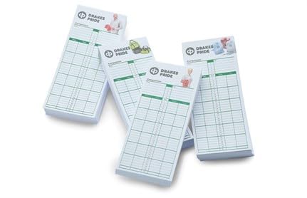 ibowl Drakes Pride Pack of 100 Bowls Scorecards