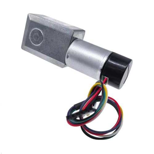 Moteur DC 12V JGY370 vis sans fin couple élevé 30 tr/min pour robotique et encodeur