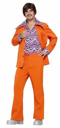Rubies Orange Leisure Suit Costume for Adults, Men's Standard