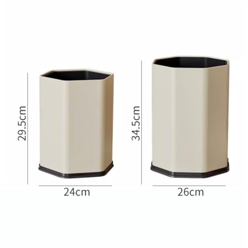 Caneca de basura cuadrada negro 15L sin tapa miniatura 2