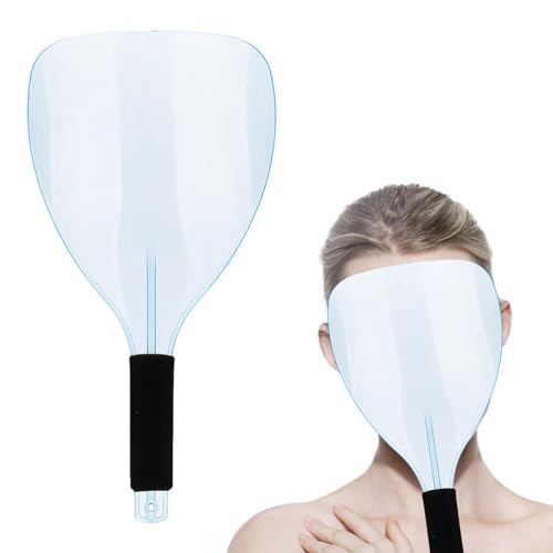 Hairspray Face Cover - 13inch Hairspray Face Shield | Transparent Hairspray Masks Barber Face Shield | Barber Hairspray Cover Face Visor Hair Tool | Hairdressing Hairspray Shield Masks for Eyes Face