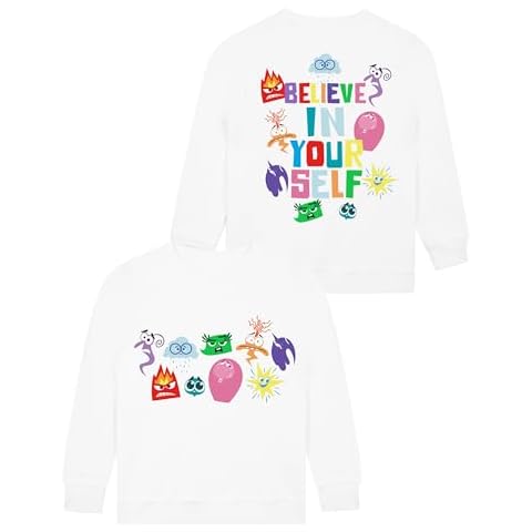 Disney Inside Out 2 Girls' Sweatshirt Cover