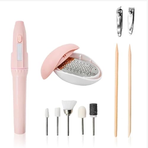 Kit Lixa De Unha Elétrica Manicure Pedicure Profissional Completa