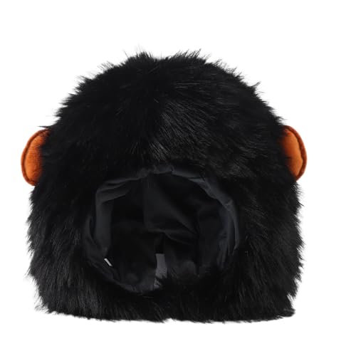 Chapeau en peluche singe pour déguisement adulte et cosplay